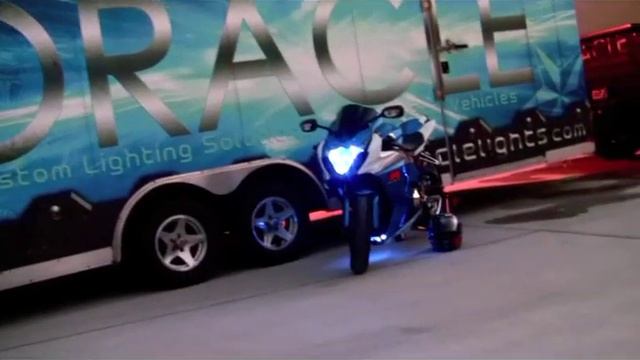 ORACLE Custom LED Lighting Halos on Suzuki GSXR1000 by Advanced Automotive Concepts смотреть онлайн
