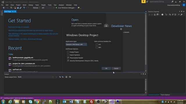Creating an OpenCV DLL with Visual Studio 2017 for Unity 2017 (part 2) смотреть онлайн