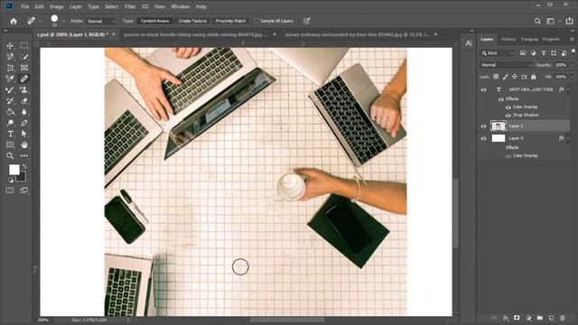How to Use Spot Healing Brush Tool in Photoshop | Lec-6 смотреть онлайн