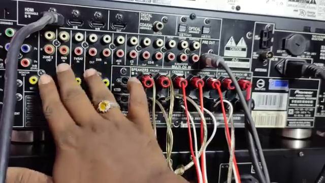 how to connect av receiver 7.1pioneer vsx-919 sound test смотреть онлайн