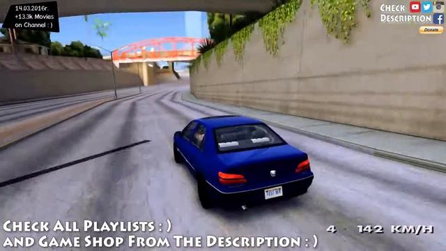 GTA San Andreas - Peugeot 406 Sedan v1.0 EnRoMovies _REVIEW смотреть онлайн