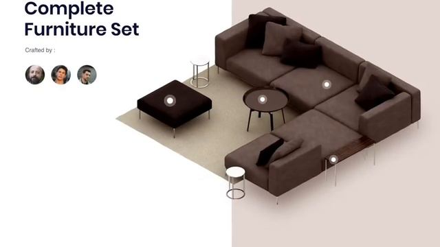 Furniture Landing Page - Design смотреть онлайн
