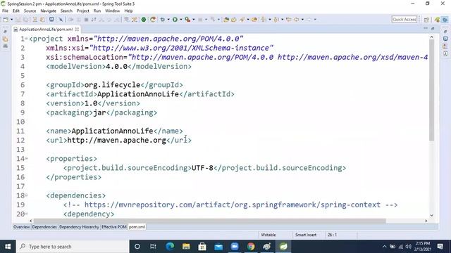 Spring Annotation Life Cycle 1 смотреть онлайн