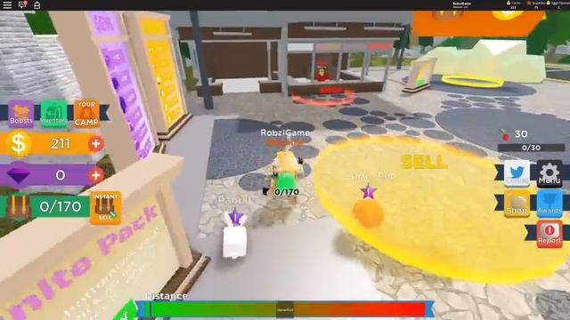 СОБРАЛ 999 КГ ФРУКТОВ! НОВЫЙ СИМУЛЯТОР КЕМПИНГА! Roblox Simulator смотреть онлайн