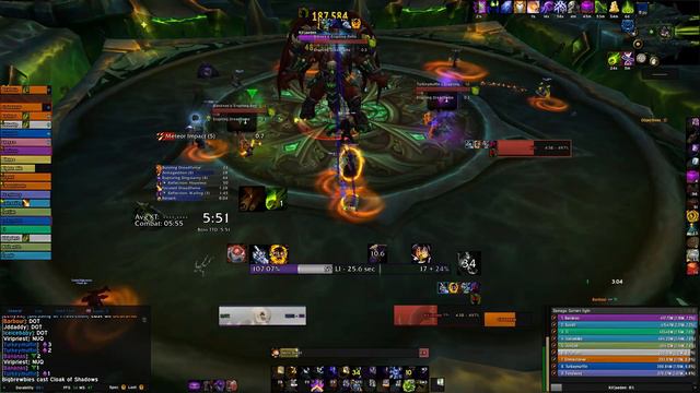 Focus Up vs. Mythic Kil'jaeden (Shadow Priest POV) смотреть онлайн
