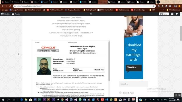 Oracle Siebel 8 Consultant Certified 1Z0-202 - learn IT Certification смотреть онлайн