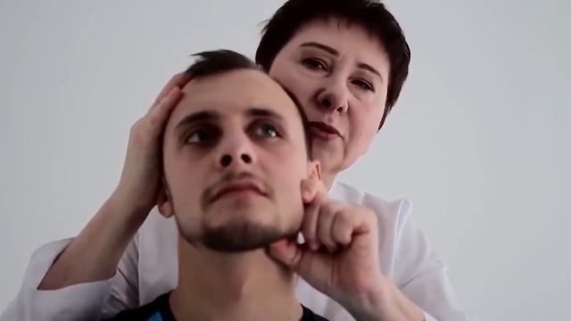 Массаж нижней крыловидной мышцы. Связь челюсти и головной боли. смотреть онлайн