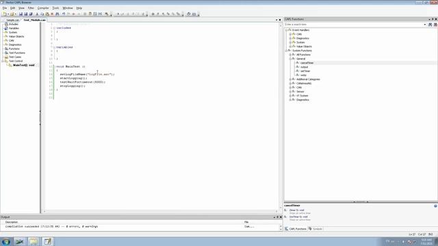 CAPL Programming on Automatic Logfile Saving смотреть онлайн