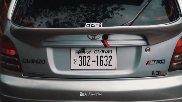 Ep91 Starlet | Cinematic Video | Pocket Rocket ? | Glanza #jdm #ep91 #glanza