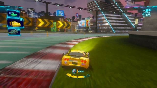Cars 2 The Video Game | Jeff Gorvette - Battle Race (Impact Mine) | Vista Run 9 Laps смотреть онлайн
