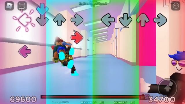 fnf mod miss nagatoro but in roblox смотреть онлайн