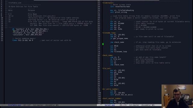 Amateur OS Dev - Creating a Better File Table смотреть онлайн