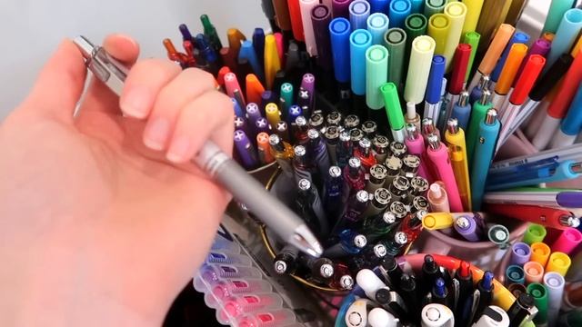 my UPDATED stationery collection!!?✨ | brush pens, pens, markers, and MORE смотреть онлайн