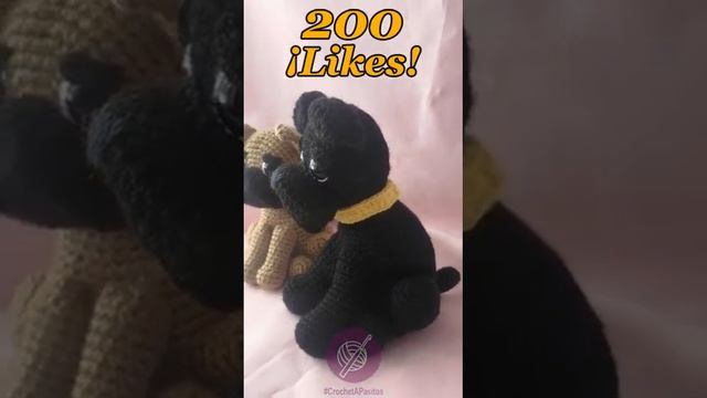 ?¿Tejemos A CROCHET A Un PAR De CACHORRITOS?? | #Desafio200Likes En @crochetapasitos