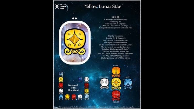 Mayan Calendar ~ Kin 28: Yellow Lunar Star ~ 2 LAMAT ~ Tzolkin ~ HEALING DISHARMONY смотреть онлайн