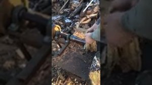 Дровокол на базі мотоблока