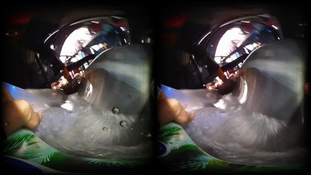 VR180 3D Wasser-Rutschen virtual reality Water Slide experience | Therme Galaxy Erding VR 360 смотреть онлайн