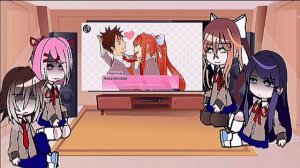 Doki Doki Literature Club react to each other. / +M.c.