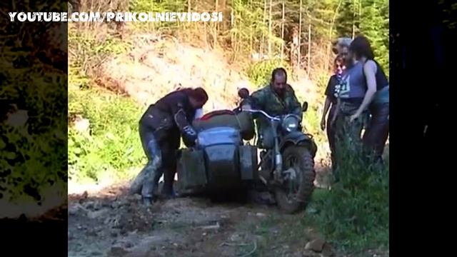 ??Мотоциклы Днепр и Урал на бездорожье. Просто класс!?? смотреть онлайн