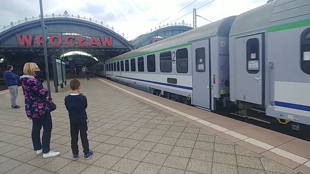 Wroclaw Głównie Potęg Wroclaw Warszawa Zgodnie Вроцлав главный поезд Вроцлав Варшава Сходня