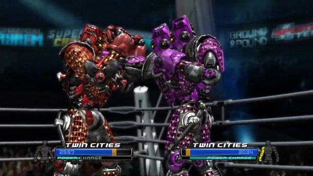 REAL STEEL THE VIDEO GAME - THE BATTLE OF THE TWINS (TWIN CITIES vs TWIN CITIES) смотреть онлайн