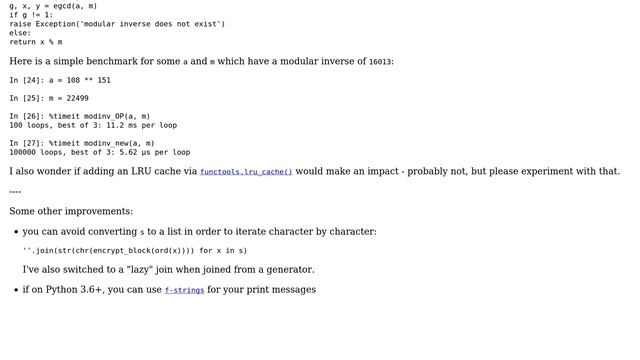 Code Review: RSA algorithm implementation in Python 3 (4 Solutions!!) смотреть онлайн