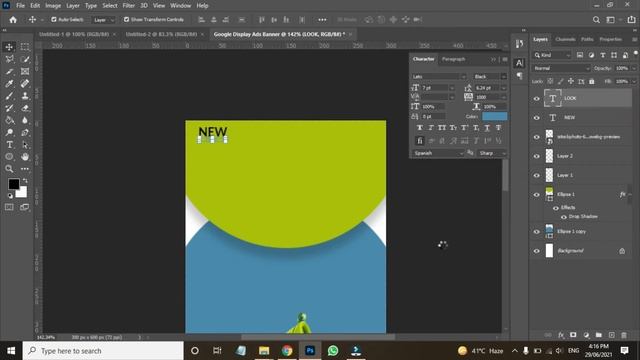 Google Display Ads Banner | Adobe Photoshop CC смотреть онлайн