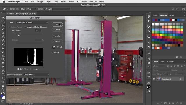 How to use Select Color in Photoshop смотреть онлайн