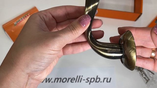 Дверные ручки Morelli "ЛЬВИНАЯ ЛАПА" MH-05 AB Цвет - Античная бронза смотреть онлайн