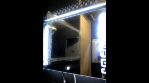 Умное Зеркало с LED подсветкой с сенсорным включением и диммером