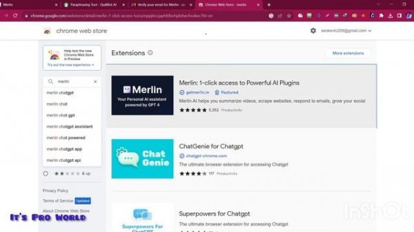 ChatGPT-4 for Free! | How to use Merlin | AI content writing techniques | Its Pro World