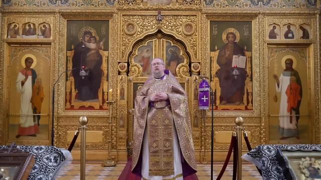 11.04.2021 Проповедь о. Владимира на Литургии. Прп. Иоанна Лествичника смотреть онлайн