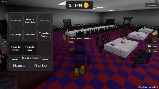 New Blacklight Animatronics in Roblox Freddy Fazblox's Pizza Roleplay смотреть онлайн