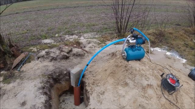 I ZNOWU STUDNIA - Darmowa woda + przyłącze do budynku zimą - the well again + installation for hous смотреть онлайн