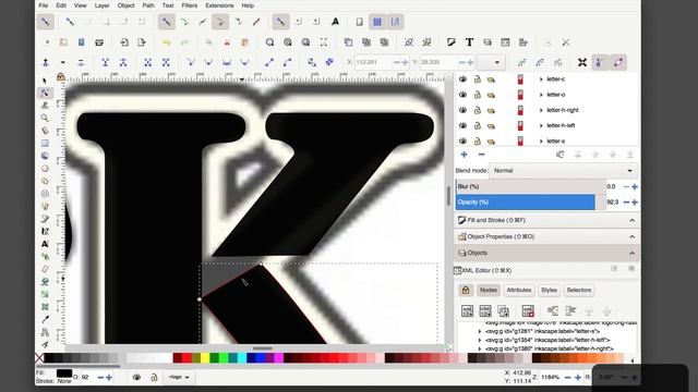 How to join / fuse two nodes / endpoints in Inkscape смотреть онлайн