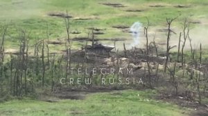 Подрыв БМП ВСУ на противотанковой мине.