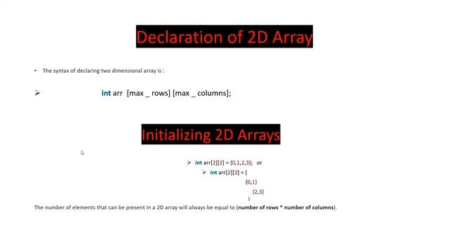 Arrays in (one dimensional and multi dimensional) c/java/python смотреть онлайн