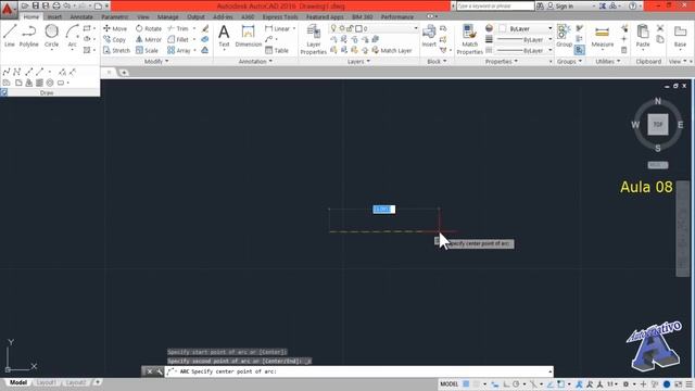 Curso de AutoCAD 2016 – Comandos de Desenho Parte 1 – Aula 08 – Autocriativo смотреть онлайн