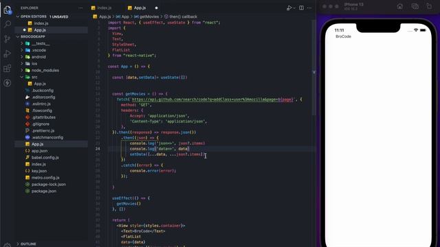 React Native 2022 | How to implement pagination? | BroCode смотреть онлайн
