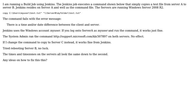 DevOps & SysAdmins: There is a time and/or date difference between the client and server смотреть онлайн