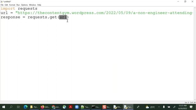 [1] Get Content from a webpage using Python смотреть онлайн