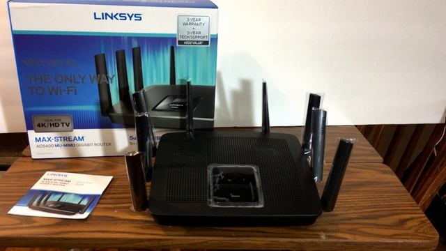 ?NEW Linksys EA9500 Max-Stream AC5400 MU-MIMO Gigabit Router смотреть онлайн