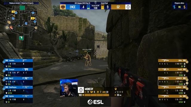 ENCE vs. G2 - Map 4 [Ancient] - IEM Cologne 2023 - Grand-final смотреть онлайн