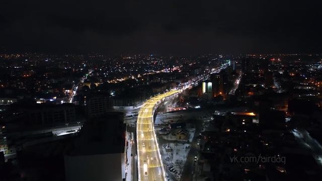 Ночная Махачкала c воздуха смотреть онлайн