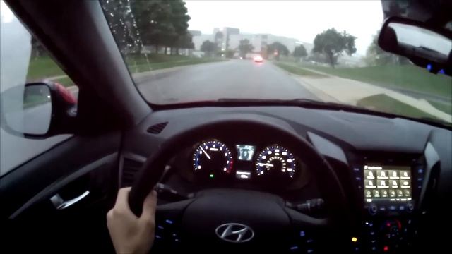 2013 Hyundai Veloster Turbo - WINDING ROAD POV Test Drive смотреть онлайн