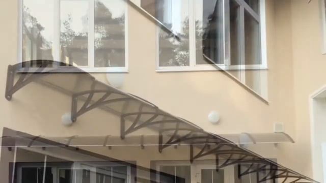 Большой козырёк АЛМАРТА над крыльцом смотреть онлайн