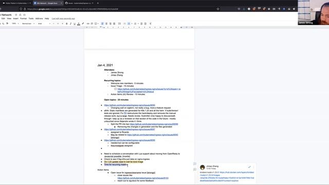 Kubernetes SIG Network Ingress NGINX Subproject Biweekly Meeting for 20220104 смотреть онлайн