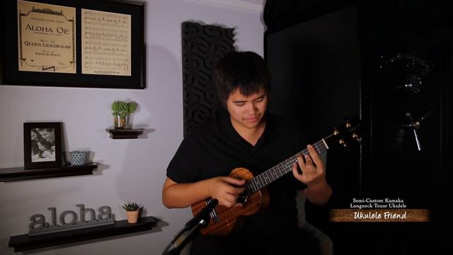 UKULELE FRIEND: Mika Kane and Semi-Custom Kamaka Longneck Tenor Ukulele (REC_1) смотреть онлайн