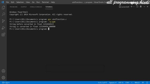 Important functions of stdlib.h header file in C -[Hindi]-atoi(),atof(),atol(),exit(),rand() смотреть онлайн
