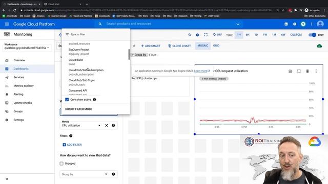 34. Constructing a Monitoring Dashboard | Google Quick Tutorials смотреть онлайн